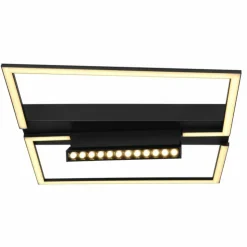 Luminaires Globo Lighting Éclairage Led|Plafonnier Globo MAXWELL LED Noir, 2 lumières