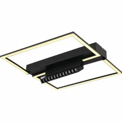 Luminaires Globo Lighting Éclairage Led|Plafonnier Globo MAXWELL LED Noir, 2 lumières