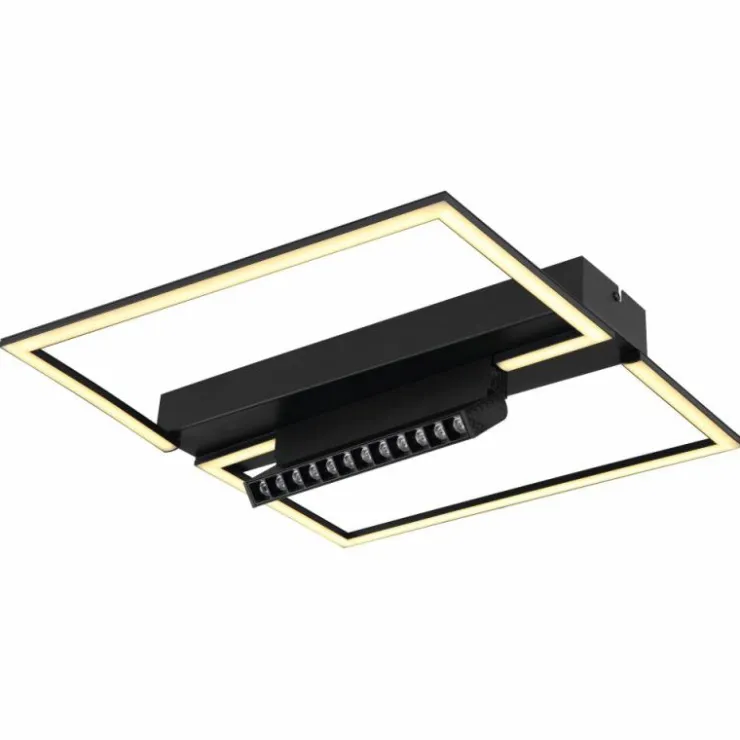 Luminaires Globo Lighting Éclairage Led|Plafonnier Globo MAXWELL LED Noir, 2 lumières