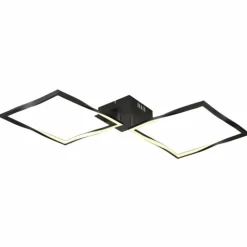 Luminaires Globo Lighting Éclairage Led|Plafonnier Globo MAXXY LED Noir, 1 lumière
