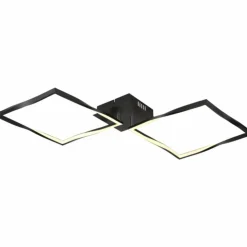 Luminaires Globo Lighting Éclairage Led|Plafonnier Globo MAXXY LED Noir, 1 lumière