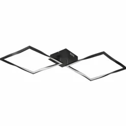 Luminaires Globo Lighting Éclairage Led|Plafonnier Globo MAXXY LED Noir, 1 lumière