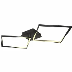Luminaires Globo Lighting Éclairage Led|Plafonnier Globo MAXXY LED Noir, 1 lumière