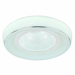 Luminaires Globo Lighting Éclairage Led|Plafonnier Globo MICKEY LED Blanc, 1 lumière, Télécommandes