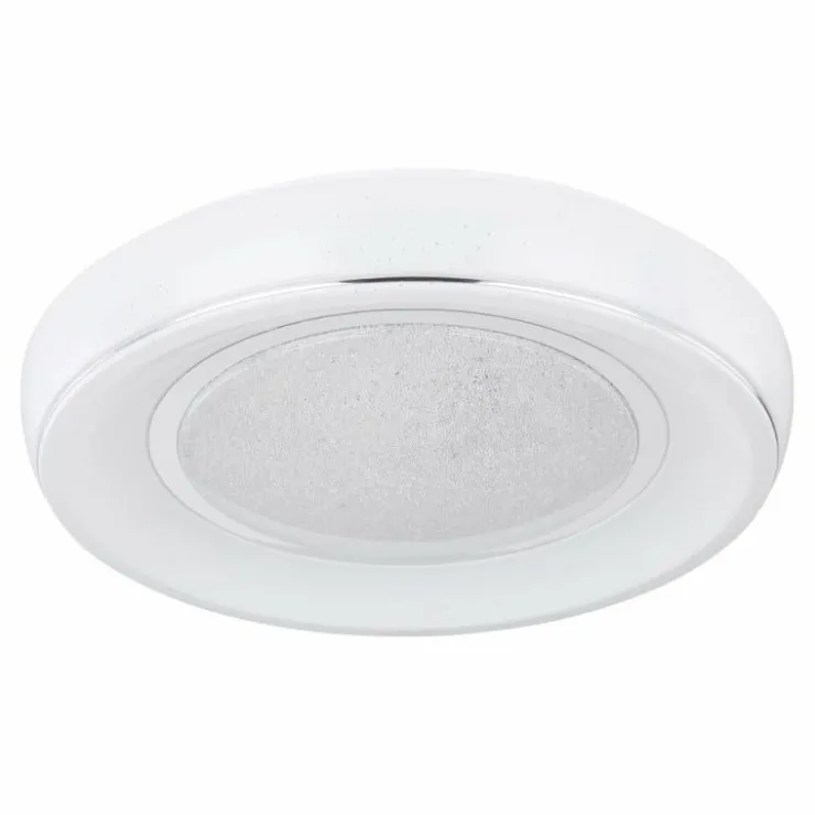 Luminaires Globo Lighting Éclairage Led|Plafonnier Globo MICKEY LED Blanc, 1 lumière, Télécommandes