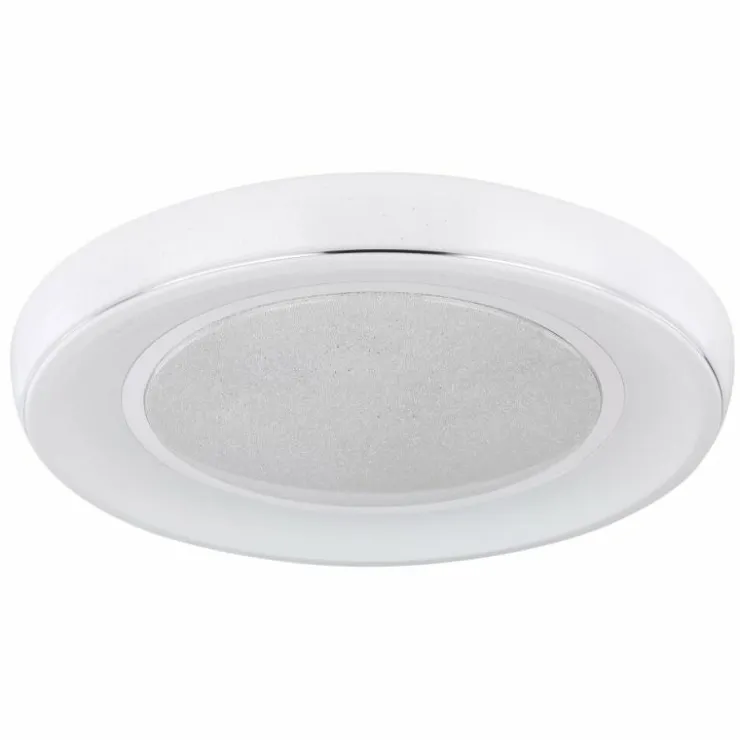 Luminaires Globo Lighting Éclairage Led|Plafonnier Globo MICKEY LED Blanc, 1 lumière, Télécommandes