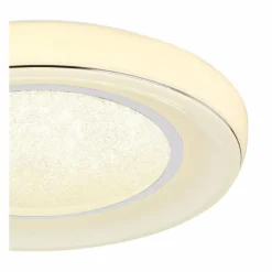 Luminaires Globo Lighting Éclairage Led|Plafonnier Globo MICKEY LED Blanc, 1 lumière, Télécommandes