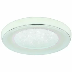 Luminaires Globo Lighting Éclairage Led|Plafonnier Globo MICKEY LED Blanc, 1 lumière, Télécommandes