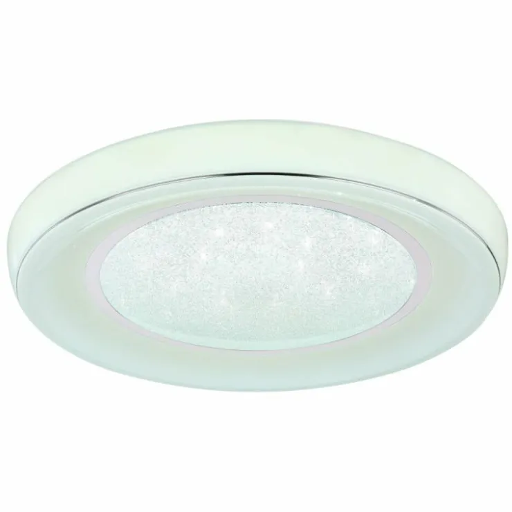 Luminaires Globo Lighting Éclairage Led|Plafonnier Globo MICKEY LED Blanc, 1 lumière, Télécommandes