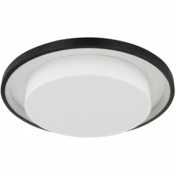 Luminaires Globo Lighting Éclairage Led|Plafonnier Globo MORGAN LED Noir, 1 lumière, Télécommandes