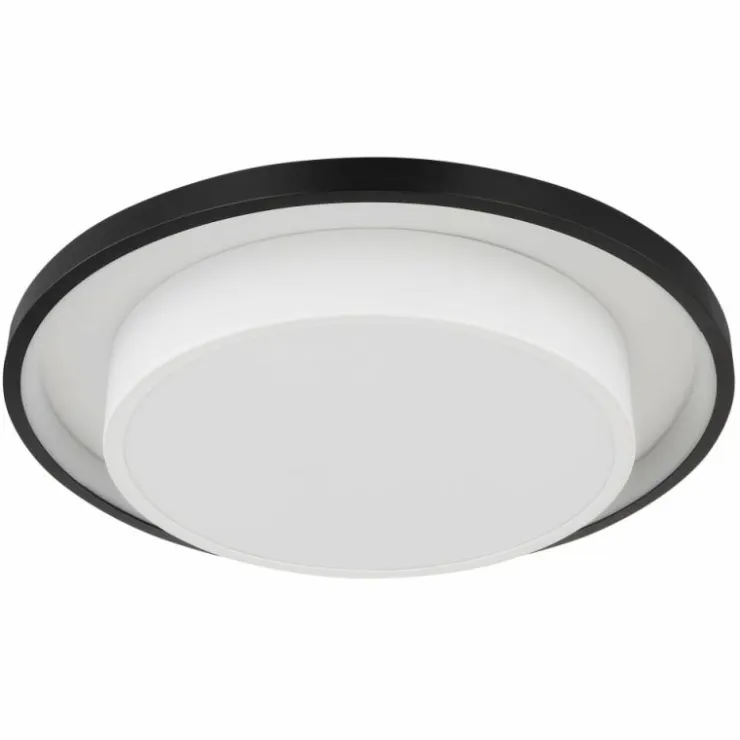 Luminaires Globo Lighting Éclairage Led|Plafonnier Globo MORGAN LED Noir, 1 lumière, Télécommandes