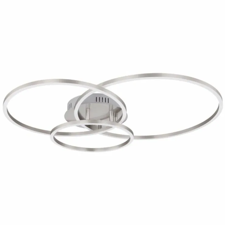 Luminaires Globo Lighting Éclairage Led|Plafonnier Globo MUNNI LED Nickel mat, 1 lumière