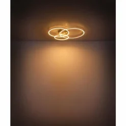 Luminaires Globo Lighting Éclairage Led|Plafonnier Globo MUNNI LED Nickel mat, 1 lumière