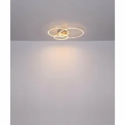 Luminaires Globo Lighting Éclairage Led|Plafonnier Globo MUNNI LED Nickel mat, 1 lumière