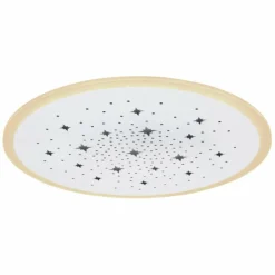 Luminaires Globo Lighting Éclairage Led|Plafonnier Globo MURPHY LED Blanc, 1 lumière, Télécommandes, Changeur de couleurs