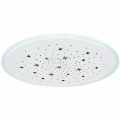 Luminaires Globo Lighting Éclairage Led|Plafonnier Globo MURPHY LED Blanc, 1 lumière, Télécommandes, Changeur de couleurs