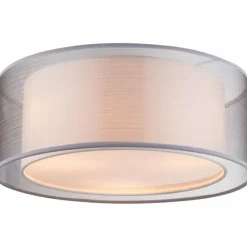 Luminaires Globo Lighting Plafonniers|Plafonnier Globo Nickel mat, 3 lumières
