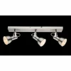 Luminaires Globo Lighting Spots Et Projecteurs|Plafonnier Globo Nickel mat, 3 lumières