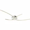 Luminaires Globo Lighting Éclairage Led|Plafonnier Globo NIKA LED Argenté, 1 lumière