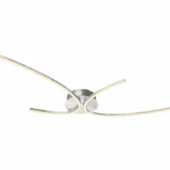 Luminaires Globo Lighting Éclairage Led|Plafonnier Globo NIKA LED Argenté, 1 lumière