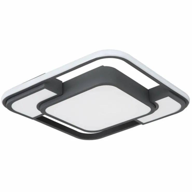 Luminaires Globo Lighting Éclairage Led|Plafonnier Globo NIRRA LED Noir, 1 lumière