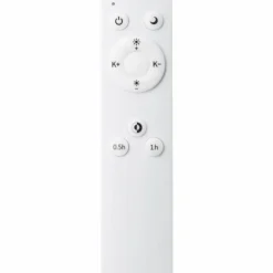 Luminaires Globo Lighting Éclairage Led|Plafonnier Globo Optima LED Blanc, 1 lumière, Télécommandes