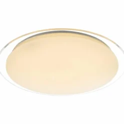 Luminaires Globo Lighting Éclairage Led|Plafonnier Globo Optima LED Blanc, 1 lumière, Télécommandes