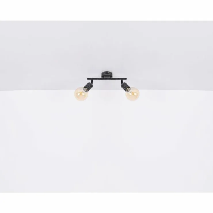 Luminaires Globo Lighting Spots Et Projecteurs|Plafonnier Globo OTTILIE Brun foncé, Nickel mat, 2 lumières