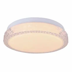 Luminaires Globo Lighting Éclairage Led|Plafonnier Globo OVI LED Blanc, 1 lumière