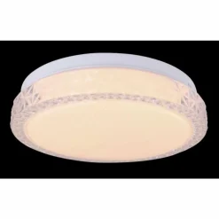 Luminaires Globo Lighting Éclairage Led|Plafonnier Globo OVI LED Blanc, 1 lumière