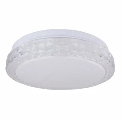 Luminaires Globo Lighting Éclairage Led|Plafonnier Globo OVI LED Blanc, 1 lumière