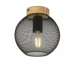 Luminaires Globo Lighting Plafonniers|Plafonnier Globo PABLO Noir, 1 lumière