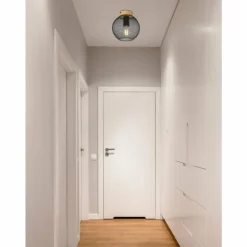 Luminaires Globo Lighting Plafonniers|Plafonnier Globo PABLO Noir, 1 lumière