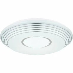 Luminaires Globo Lighting Éclairage Led|Plafonnier Globo PILLO LED Blanc, 1 lumière, Télécommandes