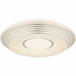 Luminaires Globo Lighting Éclairage Led|Plafonnier Globo PILLO LED Blanc, 1 lumière, Télécommandes