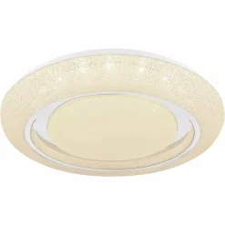 Luminaires Globo Lighting Éclairage Led|Plafonnier Globo RADA LED Blanc, 1 lumière