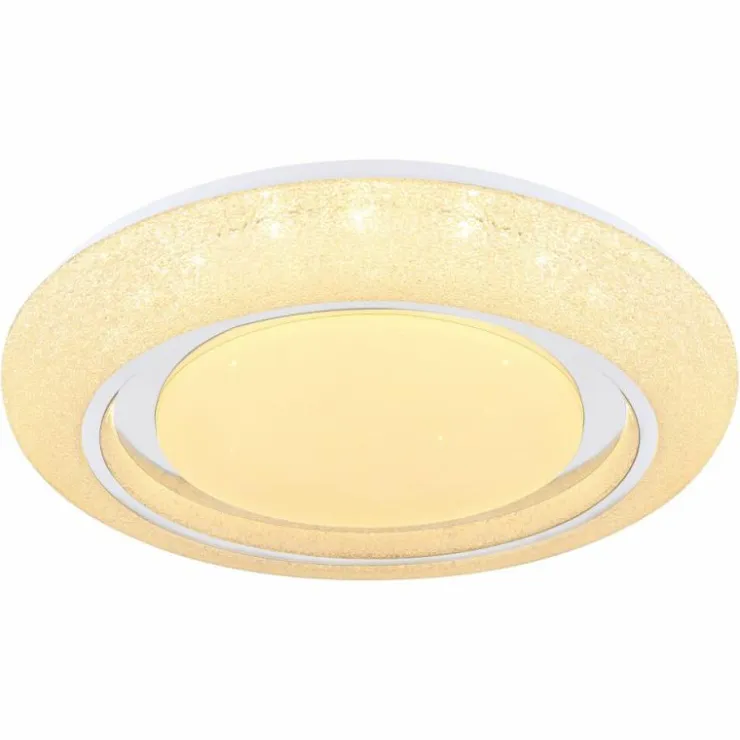 Luminaires Globo Lighting Éclairage Led|Plafonnier Globo RADA LED Blanc, 1 lumière