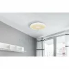 Luminaires Globo Lighting Éclairage Led|Plafonnier Globo RAFFY LED Noir, Blanc, 1 lumière, Télécommandes, Changeur de couleurs