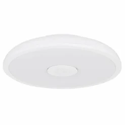 Luminaires Globo Lighting Éclairage Led|Plafonnier Globo RAFFY LED Noir, Blanc, 1 lumière, Télécommandes, Changeur de couleurs
