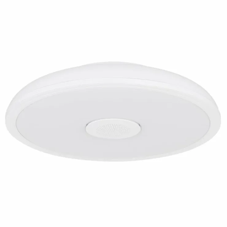 Luminaires Globo Lighting Éclairage Led|Plafonnier Globo RAFFY LED Noir, Blanc, 1 lumière, Télécommandes, Changeur de couleurs