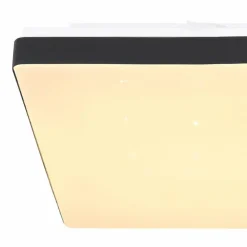 Luminaires Globo Lighting Éclairage Led|Plafonnier Globo RAINA LED Noir, Blanc, 1 lumière