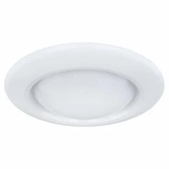 Luminaires Globo Lighting Éclairage Led|Plafonnier Globo RAVA LED Blanc, 1 lumière, Télécommandes, Changeur de couleurs