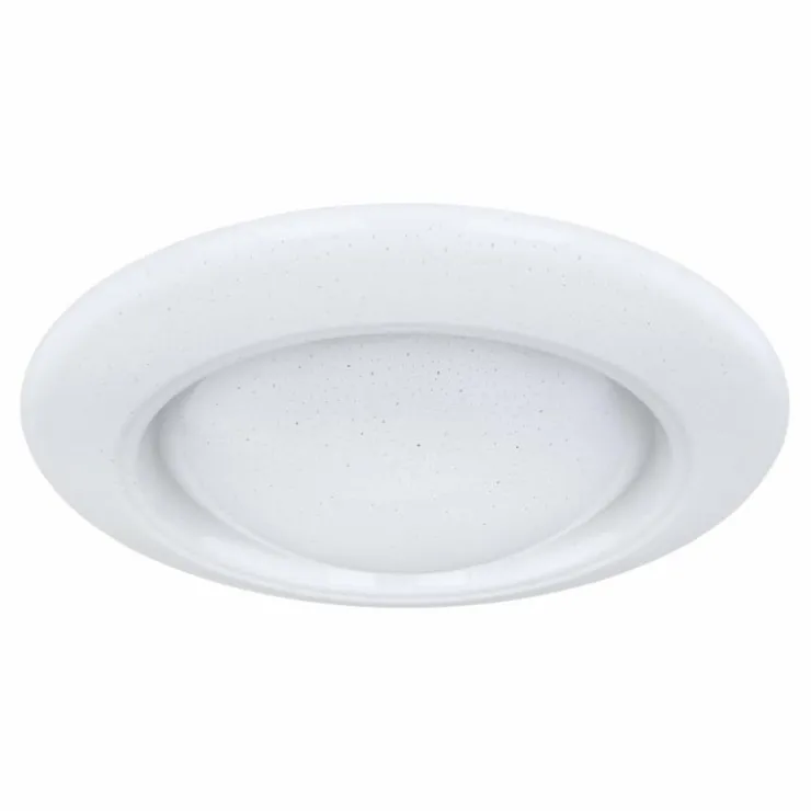 Luminaires Globo Lighting Éclairage Led|Plafonnier Globo RAVA LED Blanc, 1 lumière, Télécommandes, Changeur de couleurs