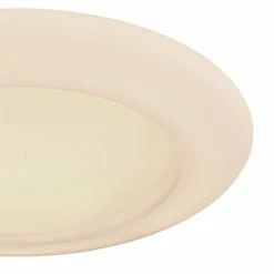 Luminaires Globo Lighting Éclairage Led|Plafonnier Globo RAVA LED Blanc, 1 lumière, Télécommandes, Changeur de couleurs