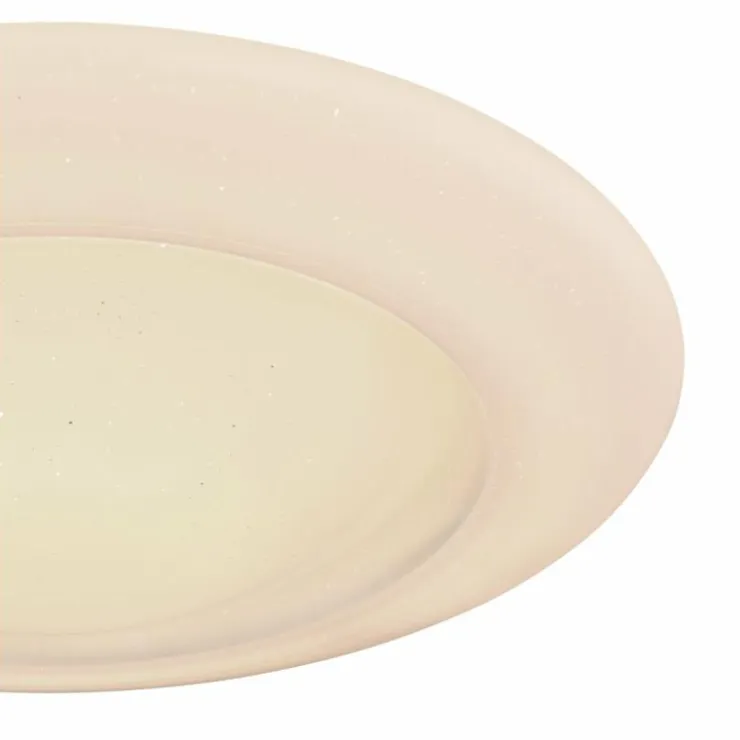 Luminaires Globo Lighting Éclairage Led|Plafonnier Globo RAVA LED Blanc, 1 lumière, Télécommandes, Changeur de couleurs