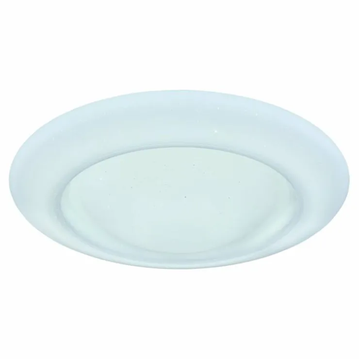 Luminaires Globo Lighting Éclairage Led|Plafonnier Globo RAVA LED Blanc, 1 lumière, Télécommandes, Changeur de couleurs