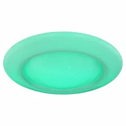 Luminaires Globo Lighting Éclairage Led|Plafonnier Globo RAVA LED Blanc, 1 lumière, Télécommandes, Changeur de couleurs