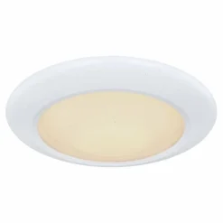Luminaires Globo Lighting Éclairage Led|Plafonnier Globo RAVA LED Blanc, 1 lumière, Télécommandes, Changeur de couleurs