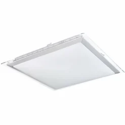Luminaires Globo Lighting Éclairage Led|Plafonnier Globo RENA LED Nickel mat, Blanc, 1 lumière, Télécommandes, Changeur de couleurs
