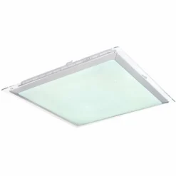 Luminaires Globo Lighting Éclairage Led|Plafonnier Globo RENA LED Nickel mat, Blanc, 1 lumière, Télécommandes, Changeur de couleurs